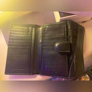 Christian Dior Black Bifold Long Wallet